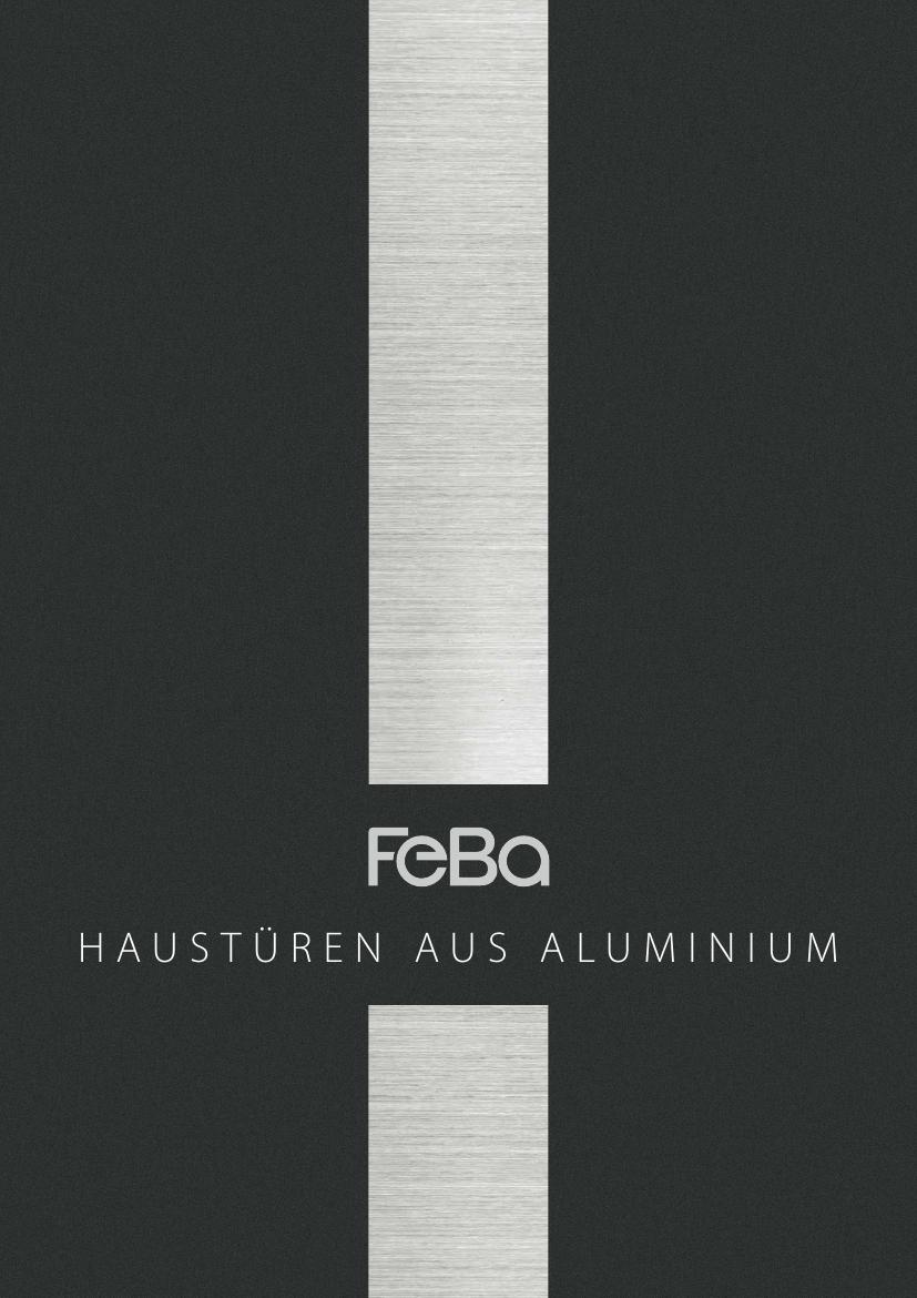 Prospekt Haustüren aus Aluminium